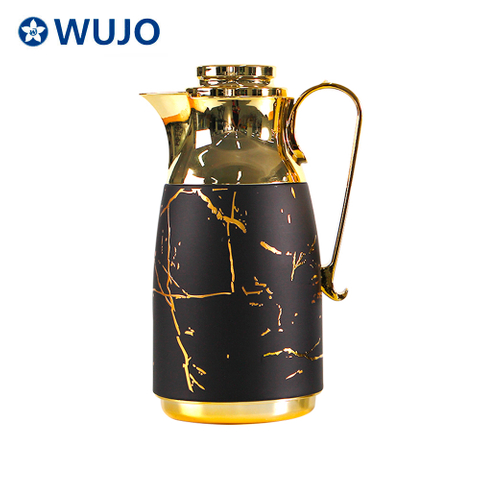 0.7L 1L Glass Refill Thermos Arabic Coffee Pot for Dubai