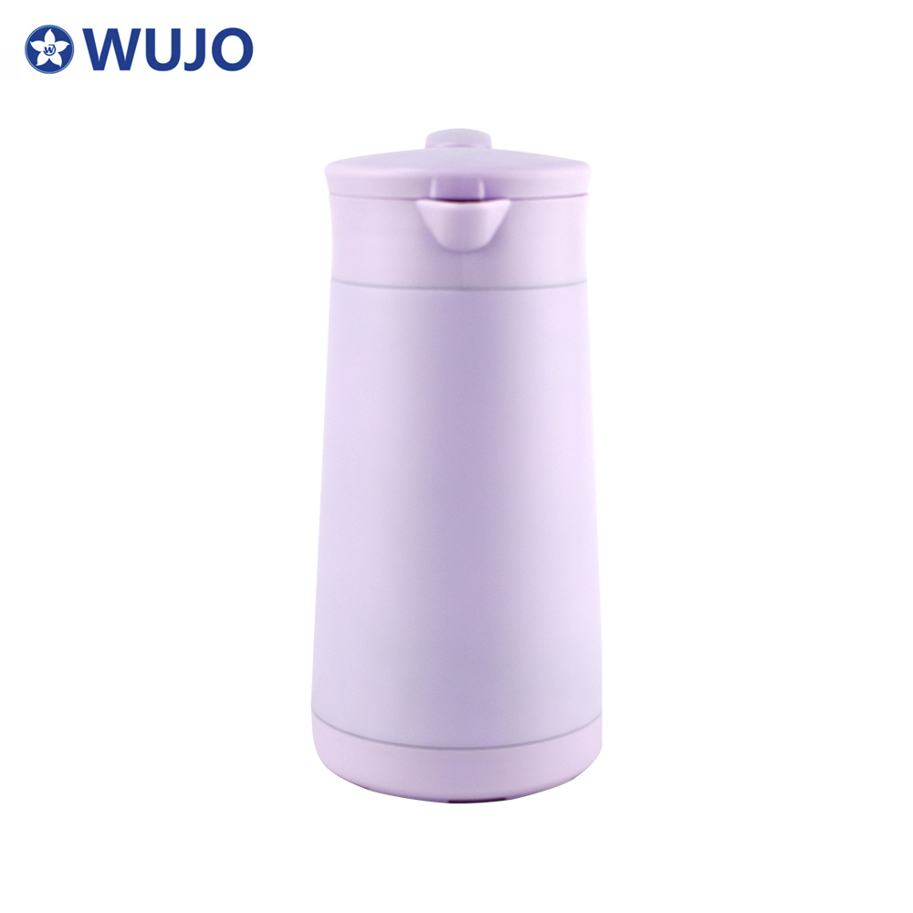 600ml Small Purple SS Vacuum Insulated Thermos Tea Double Wall Coffee Pot 