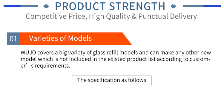  Glass Refill with High Quality