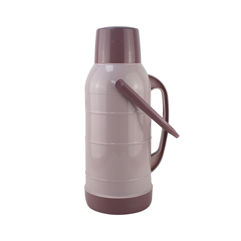 WUJO OEM ODM Hot Water Thermos Cheap Heavy Plastic Vacuum Flask with Glass Liner