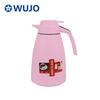 Wujo Wholesale High Quality Pink Glass Refill Plastic Coffee Pot