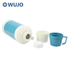Vacuum Insulated 1L Plastic Thermos Bottle with Glass Refill - WUJO 
