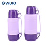 Three Cups Glass Refill Insulated Thermo Flask Bottle - WUJO