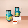 WUJO Pink Glass Refill Hot Cold Royal Style Matte Turkish Coffee Thermos Flask Arabic 