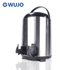 WUJO Commercial Heat Preservation Tea Thermos Double Wall Stainless Steel Insulated Barrel For Sale 