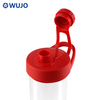 Wujo High Quality Transparent Sports Plastic Water Bottle