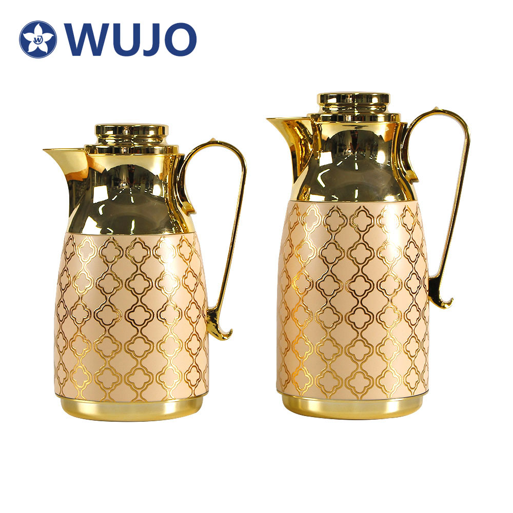0.7L 1L Glass Refill Thermos Arabic Coffee Pot for Dubai