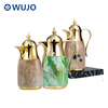 Luxury Gold Black Thermal Arabic Coffee Pot with Glass Liner