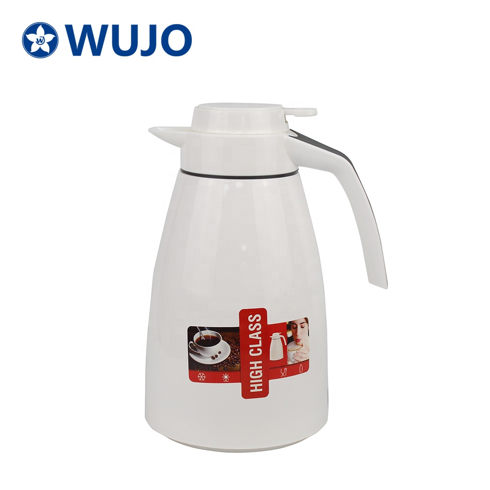 Wujo Wholesale High Quality Pink Glass Refill Plastic Coffee Pot