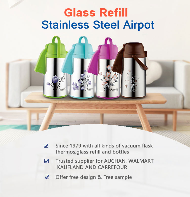 WUJO Stainless Steel Coffee Pot Airpot