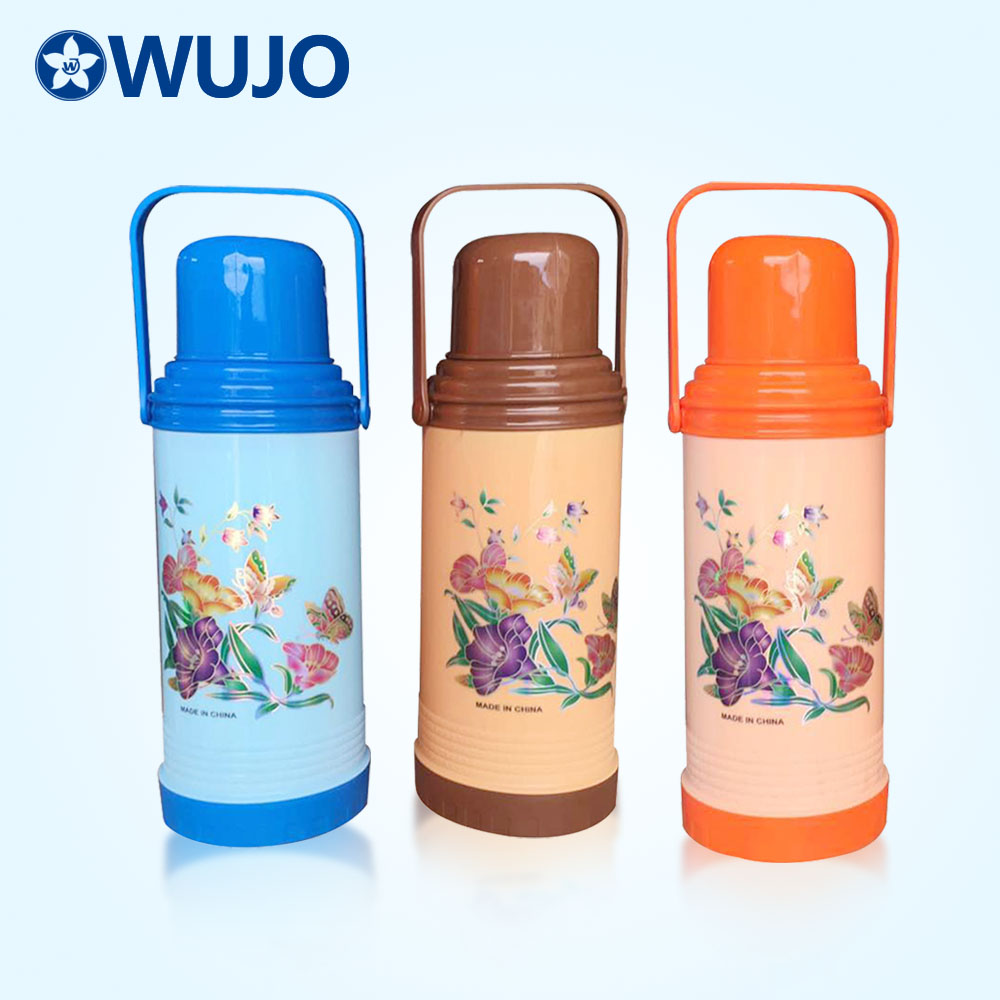 3.2 Liter Cheapest African Plastic Thermos Flask with Glass Inner-WUJO 