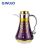 WUJO 1L Luxury Dubai Saudi Thermal Vacuum Coffee Jug Flask with Glass