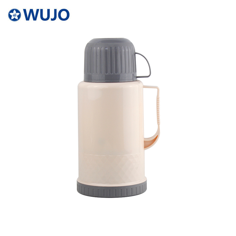 China Manufacturer 1200ml Hot Tea Vacuum Insulated Plastic Arabic Thermos with Two Cups