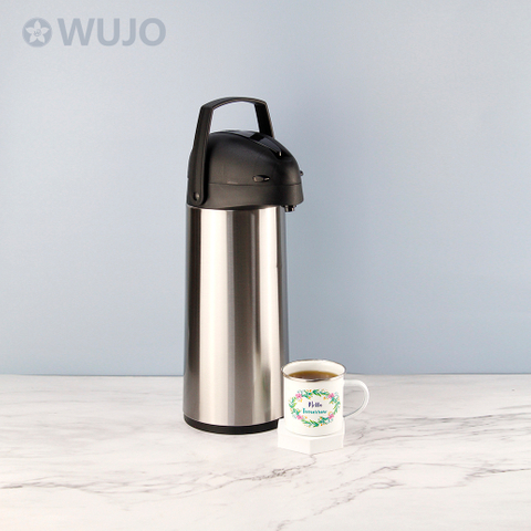 China Wholesale OEM Customized Hot Water Tea Thermal Coffee Airpot with Level