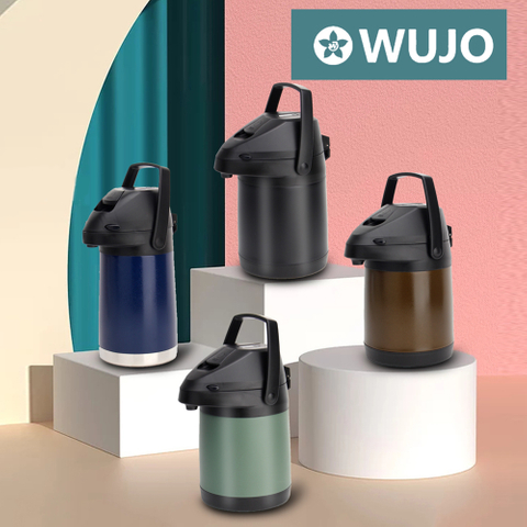 Manufacturer 2L 2.5L 3L 3.5L 4L 5L Large Capacity 304 Stanley Double Wall Stainless Steel Airpot Thermo Cups