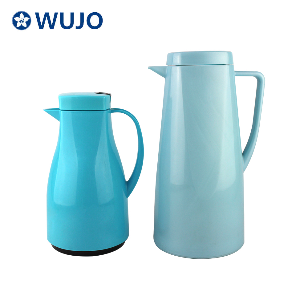 Wholesale Blue Custom Pink Glass Refill Hot Cold Water Tea Arabic Coffee Set