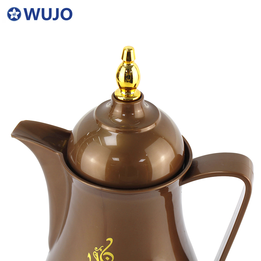  Custom Glass Refill Plastic Hot Water Tea Insulated Thermos Arabic Arabian Vacuum Coffee Pot