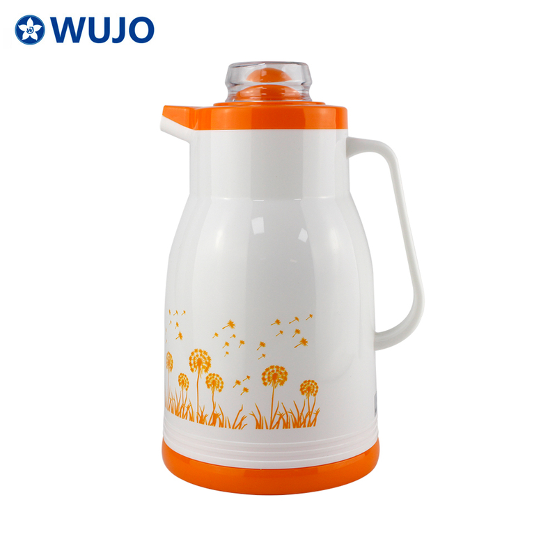 WUJO Cheap Price Arabic Glass Refill Vacuum Plastic Coffee Thermos 