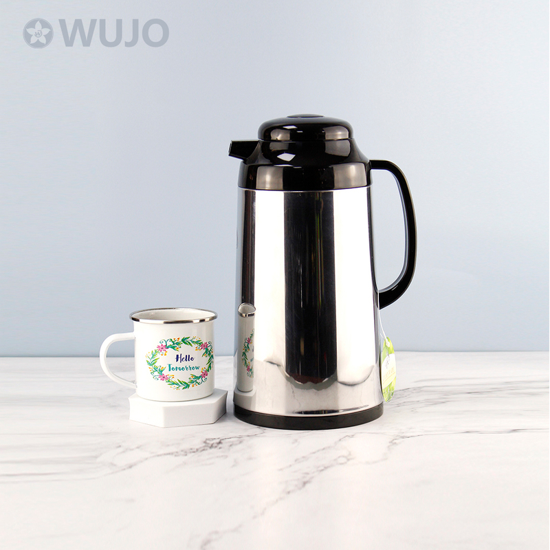 Factory Good Price Stainless Steel Insulated Thermal Vacuum Arabic Flask Pot with glass refill