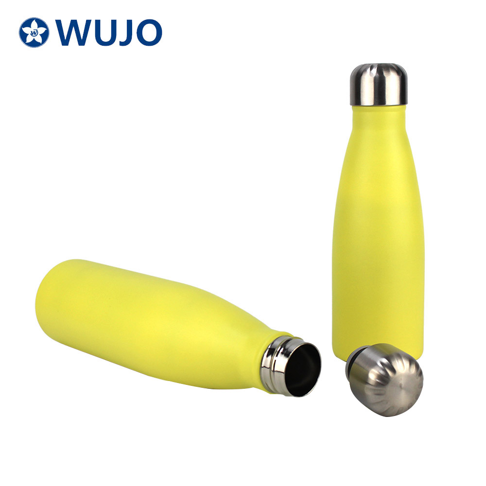 Wujo Eye-catching Shining Stainless Steel Insulated Water Bottles