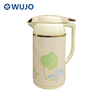 Cheap glass metal arabic thermal jug with decal design