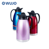 WUJO Durable Unbreakable Top Selling 24hr Hot Water Afghanistan Double Wall ss Thermal Coffee Pot