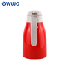 WUJO Red Custom Hot Cold Thermal Arabic Coffee Pot Vacuum Flask Plastic Thermos