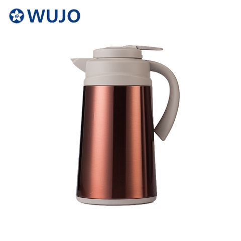 Wujo Best Price China Supplier Stainless Steel Glass Refill Coffee Pot