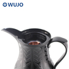 WUJO White Glass Refill 1L High Quality Wholesale Thermo Turkish Plastic Arabic Coffee Pot 