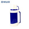 Vacuum Insulated 1L Plastic Thermos Bottle with Glass Refill - WUJO 