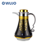 WUJO 1L Luxury Dubai Saudi Thermal Vacuum Coffee Jug Flask with Glass