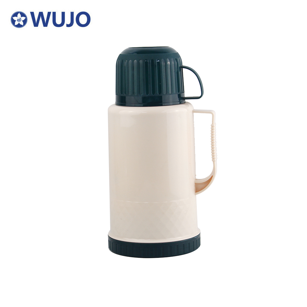 China Manufacturer 1200ml Hot Tea Vacuum Insulated Plastic Arabic Thermos with Two Cups