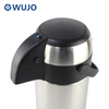 Wholesale Factory High Quality Double Wall Air Pump Silver Thermos Dispenser