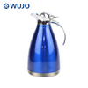 2L European Style Red Vacuum Insulated Double Wall Stainless Steel Thermos for Hotel