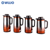 WUJO Iron Metal Coffee Pot Glass Refill Thermos Vacuum Drink Insulation Arabic Tea Flask