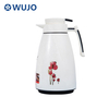 WUJO White Percolater Hot Tea Water Plastic Vacuum Flask Arabic Coffee Pot 