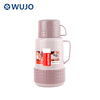 WUJO 1.2L Cute Travel Hot Cold Tea Water Coffee Plastic Thermal Thermos Flask Liners