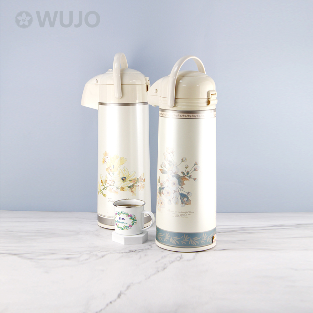 WUJO OEM Good Price 3l Full Printing Termos Tea Airpot Coffee Thermos Flask Company