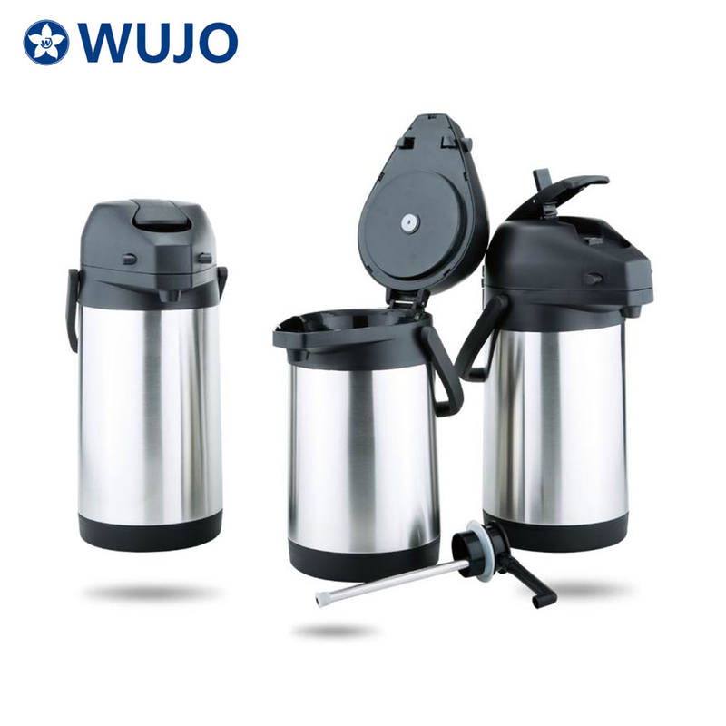 Manufacturer Airpot 24hr Hot Cold Water Coffee Thermos with Pump Dispenser